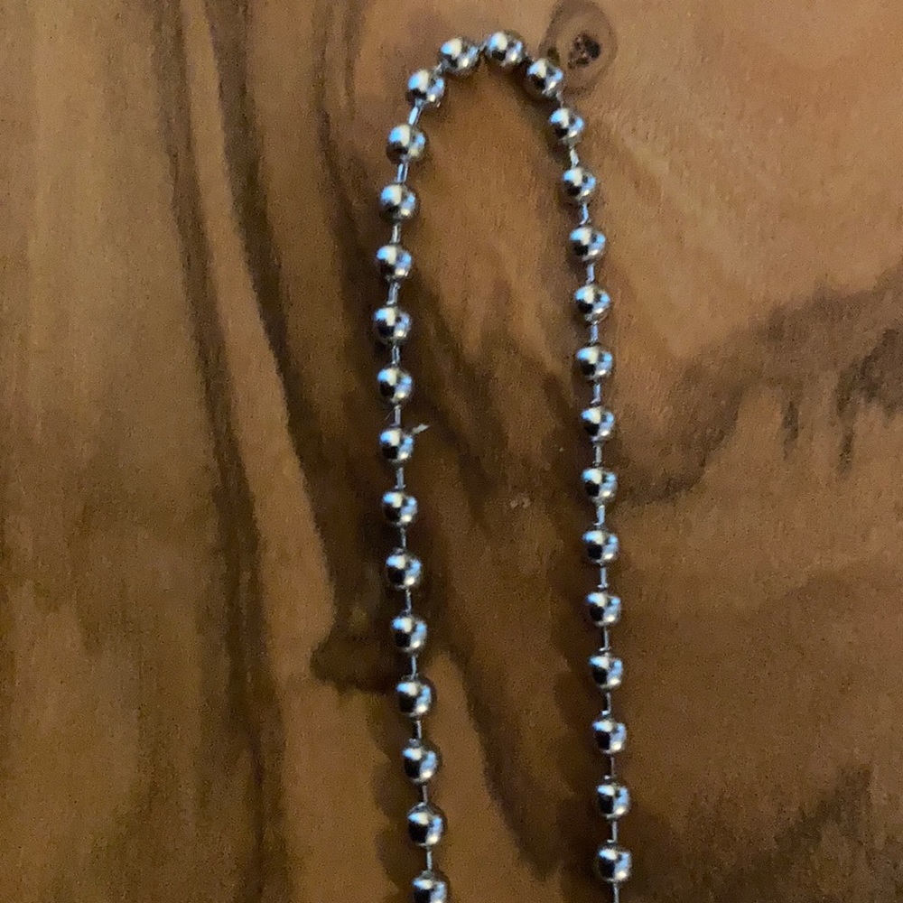 BN. Stainless steel ball chain 24”